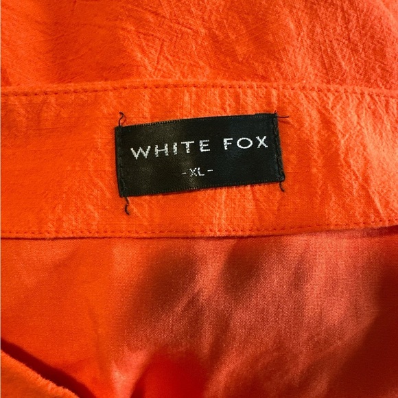 White Fox Orange Mini Skirt - Picture 4 of 6